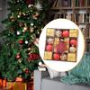 Christmas Ball Ornaments Set Tree Decor Novelty Reusable Xmas Baubles Pendants for