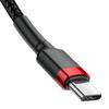 Kabel Usb-C Do Usb-C Pd Baseus Cafule Pd 2.0 Qc 3.0 60W 2M (Czarno-Czerwony)
