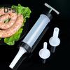 1 Set Lightweight Sausage Stuffer Machines Portable Effective Homemade Sausage Syringe Tools