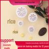 4pcs Daisy Spring Cookie Molds - Plastic Cupcake & Fondant Baking Tools