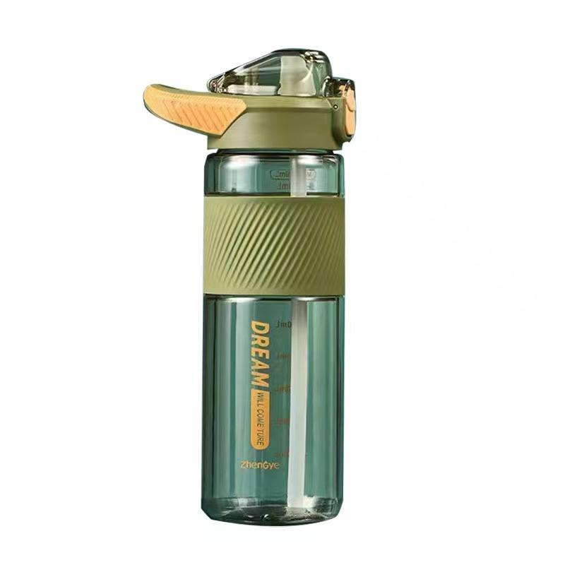Water bottle sports large capacity space cup student with straw pregnant women anti-drop teacup plastic cup men and women anti-scalding cup