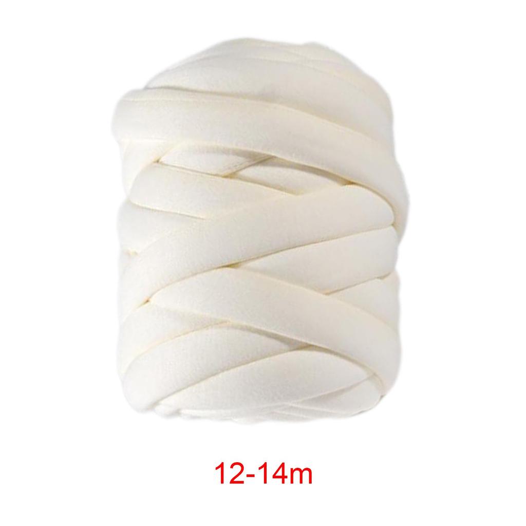 0.55lbs Chunky Yarn Bulky Yarn Thick Hand Knitting Tube Yarn Giant Yarn for Arm