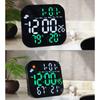 Alarm Clocks for Bedroom LED Digital Weather Clocks Desk Alarm Clock with Auto Dimming Day of Week Indoor Temperature