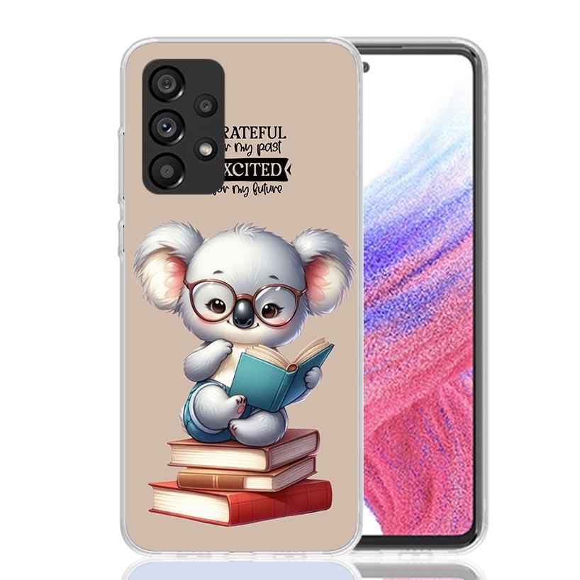 Koala Kawaii Cute Animal Phone Case For Samsung Galaxy A17 A16 A14 A15 A13 A57 A56 A54 A55 A53 A37 A36 A34 A35 A33 A26 A24 A25 A