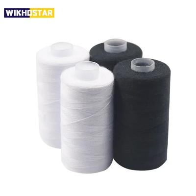 2Pcs 500M Sewing Thread Polyester Thread Set Strong And Durable Black White Sewing Threads For Hand Machines