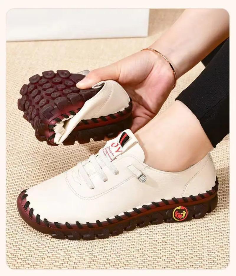 2026 Women's Flat Shoes New Orthopedic Loafers Woman Moccasins Stitched Slip On Ballet Flats For Women Nurse Shoes Medical