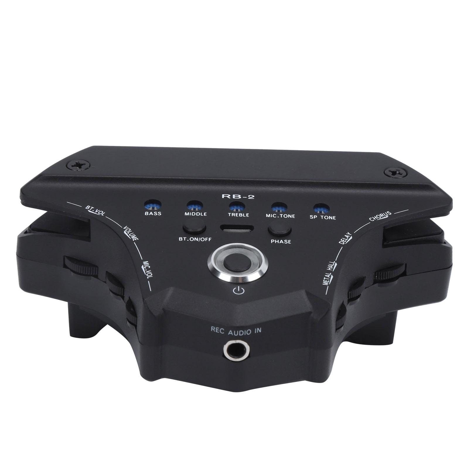 

Акустический эквалайзер Многофункциональный резонансный металлический звукосниматель Мощный усилитель вибрации для гитары