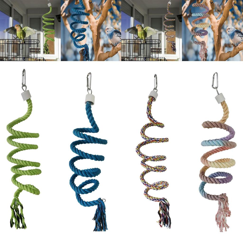 Cotton Bird Climbing Perch, Versatile Toy for Parrots And Canaries