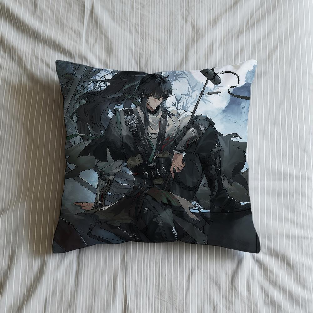 Cushion Qiuyuan Cover Soft Case For Wuthering Sofa Waves Living Room Home Comfortable Office Decor Protective Pillow Covers
