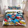3pcs Superman Duvet Cover Set (1 Duvet Cover + 2 Pillowcases, No Core) - Comfortable, And Breathable Bedroom Decoration Yy251104012