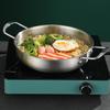 Food Grade Stainless Steel Pot With Dual Handles For Home Commercial Use  Pot Seafood Ramen Dry Pot