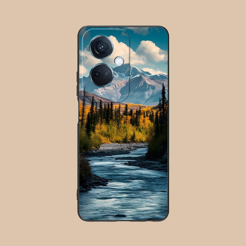 Mountain Forest Mobile Phone Case for OPPO Reno 14 13 12 11 10 9 8 7 6 5 F T Pro 5G Colorful Printing Cover Pretty Luxury Cover