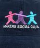 Wig Makers Social Club Cation Ball Cap - Navy