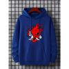 Coffee Color Japanese Hannya Demon Skull Fire Unisex Hoodie