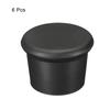 Uxcell Silicone Bottle 26mm Unbreakable Stopper Sealer Cover for and Other Set of 6 Caps, ID, Reusable, Beer, Wine, Drinks, Black,