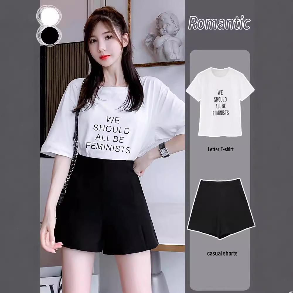 2024 Spring Korean-Style High Waist Loose Fit Women's Shorts