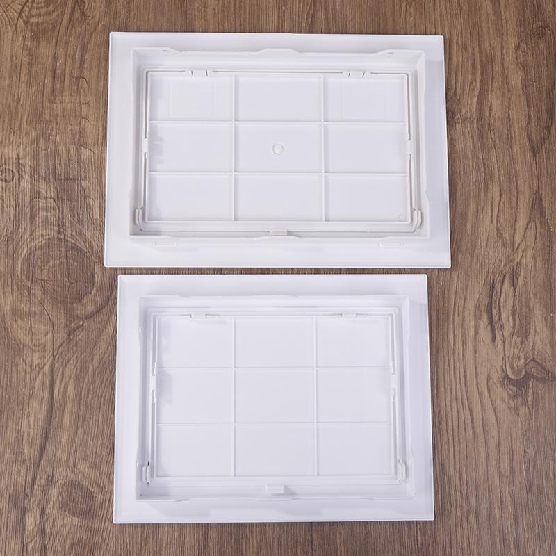 1Pc Access Panel Inspection Hole Pvc Access Doors Wall Ceiling White Hatch Cover Universal Plastic Push-Type Inspection Port