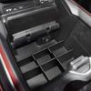 BBQ1 for Dodge Ram 1500 2500 3500 2019-2025 Center Armrest Lower layer Storage Box Partition Tray Organizer Car Interior Accessories