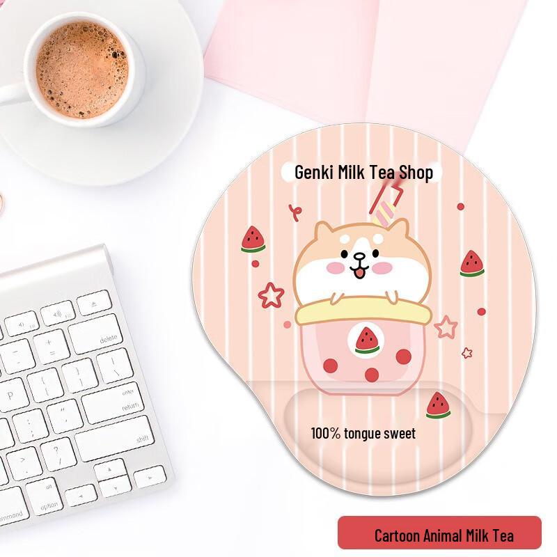 Cartoon Animal Silicone Wrist Rest Mouse Pad