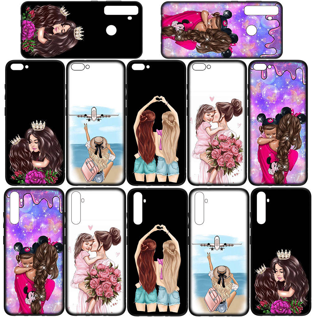 Phone Case for Samsung Galaxy S25 S24 S23 iPhone 16 15 Xiaomi Redmi Note 14 13 12 16E 11 Pro Max OPPO Moto Huawei Boy Woman Baby Girl Mom Family Cover