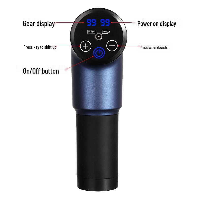 Electric Multifunctional Sports Massage Gun for Deep Muscle Relaxation and Yoga