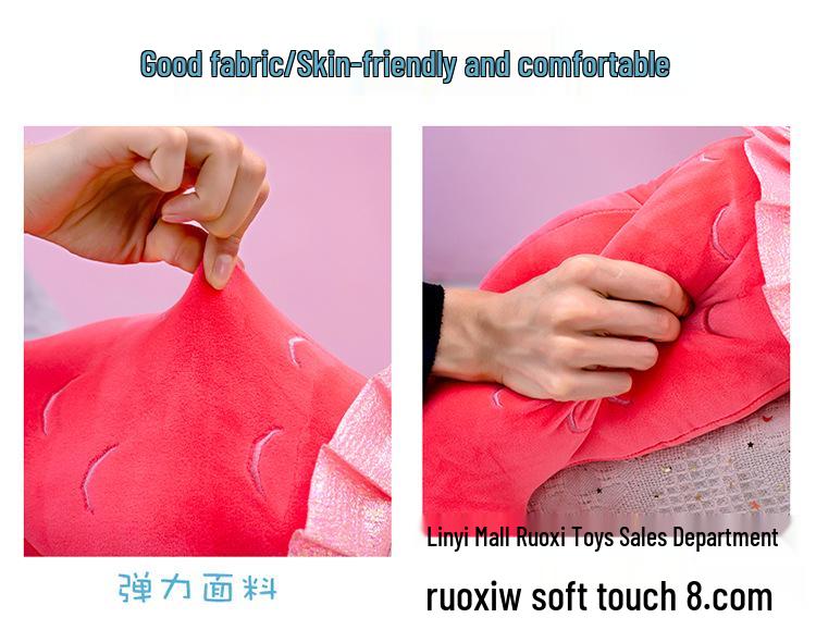 Mermaid Plush Princess Doll - Cute Sleep Companion & Pillow for Kids