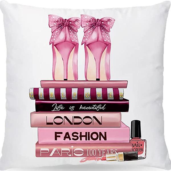 Perfume Bottle Pillow Cover Fashion Women'S Pet Home Sofa Car Ornament French Cushion Cover Premium Durable Quality
