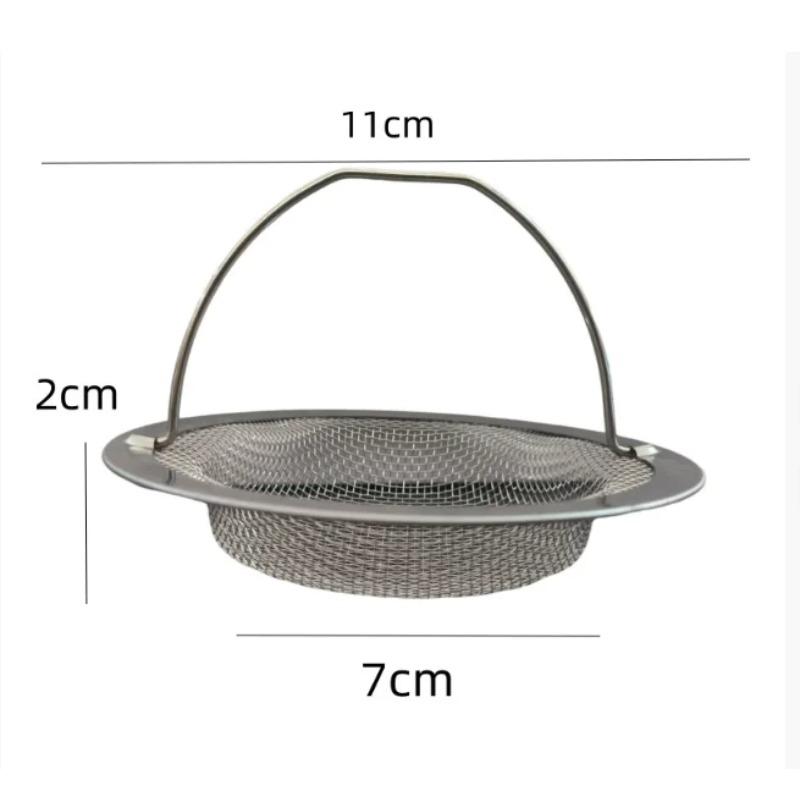1 Stück Edelstahl Küchenspüle Filter, Abfall Essensreste/Haarauffänger, hält die Spüle sauber
