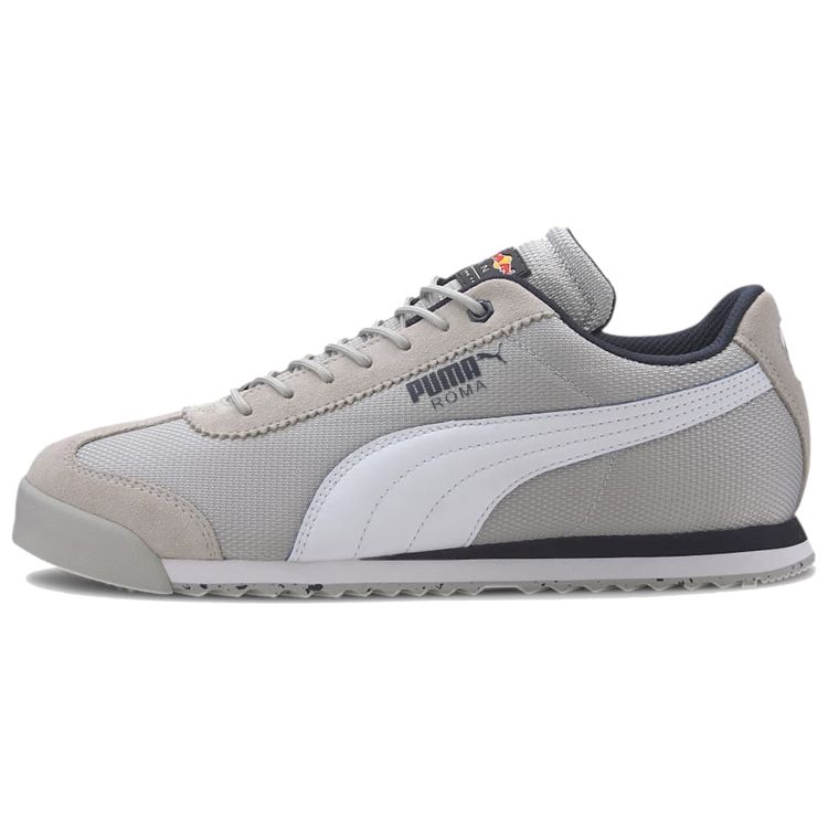 

Puma Red Bull Racing Roma Retro Sports Slip-Resistant Lightweight Low-Top Casual Shoes Men sneakers Gray 339924-02