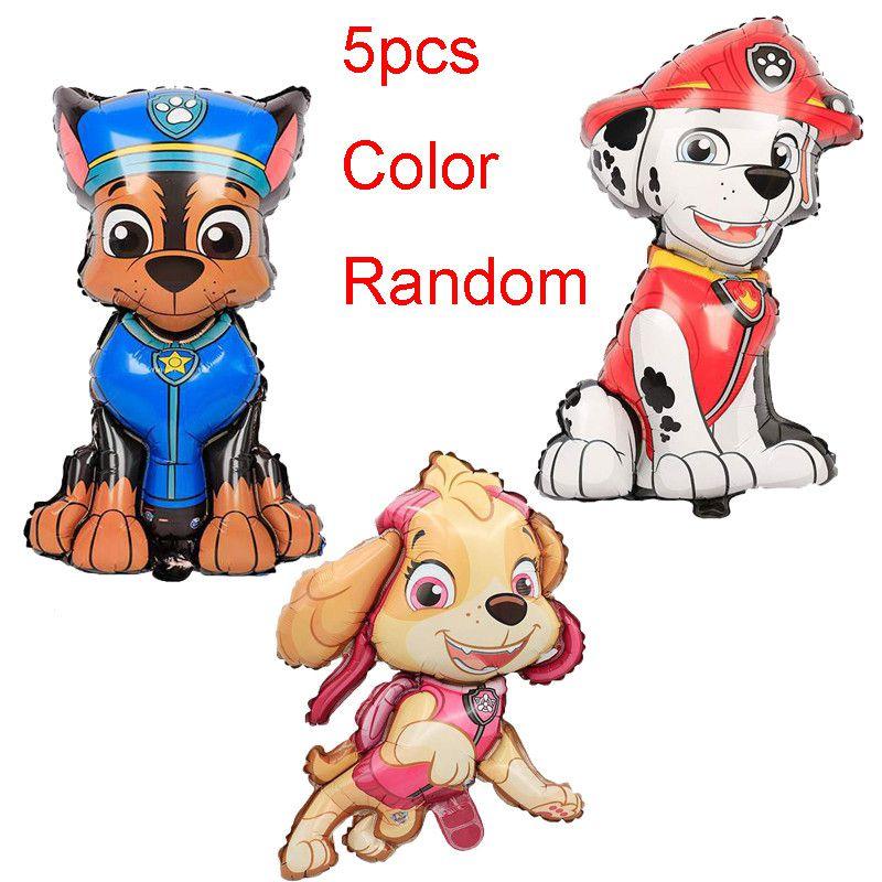 Lebhaftes Paw-Ballon-Set mit Marshall, Chase und Skye für unvergessliche Geburtstagsfeiern