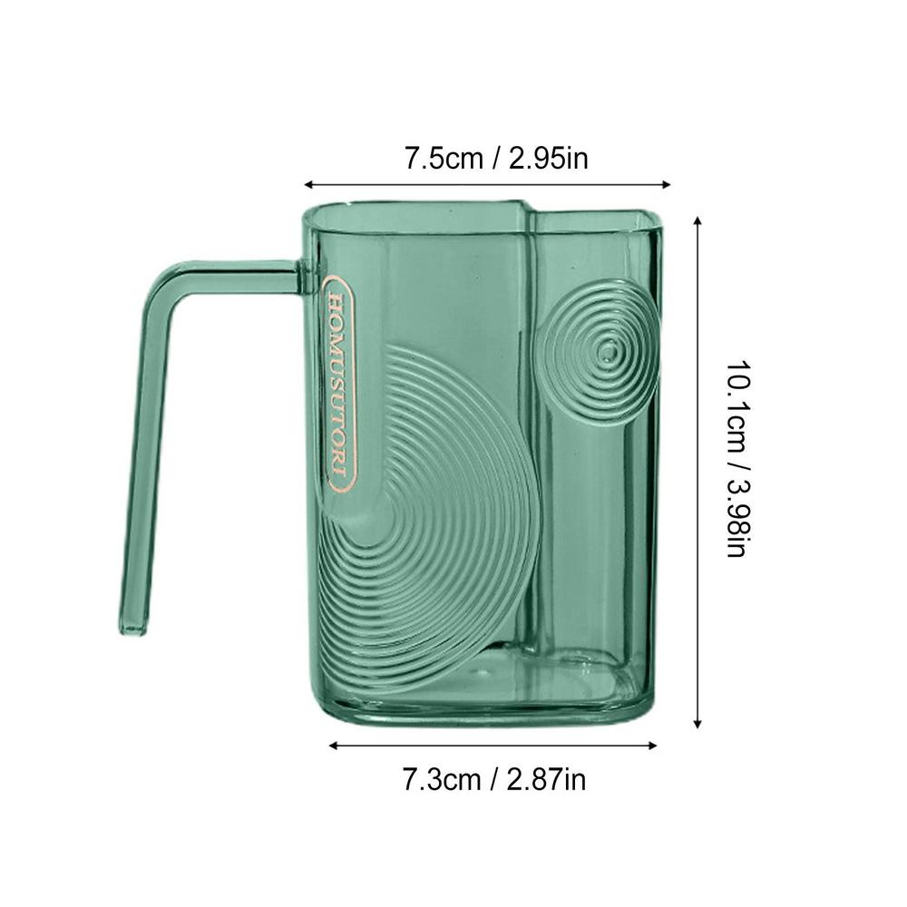 Light Luxury Toothbrush Cup Reusable Drink Tumbler For Mouth Washing With Draining Hole Mouthwash Cup Bathroom Hotel Supplies