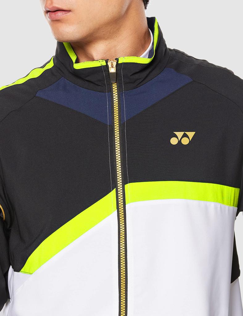 Bunda s podšívkou a větrovkou, kyselinově žlutá, velikost L [YONEX] (Přizpůsobit styl) (607)