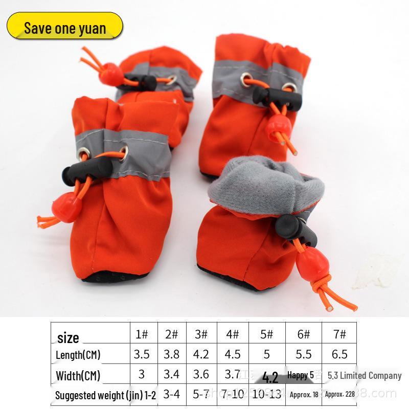 Anti-Drop Soft Sole Dog Shoes for Small & Medium Dogs - Secure Fit for Spring & Autumn