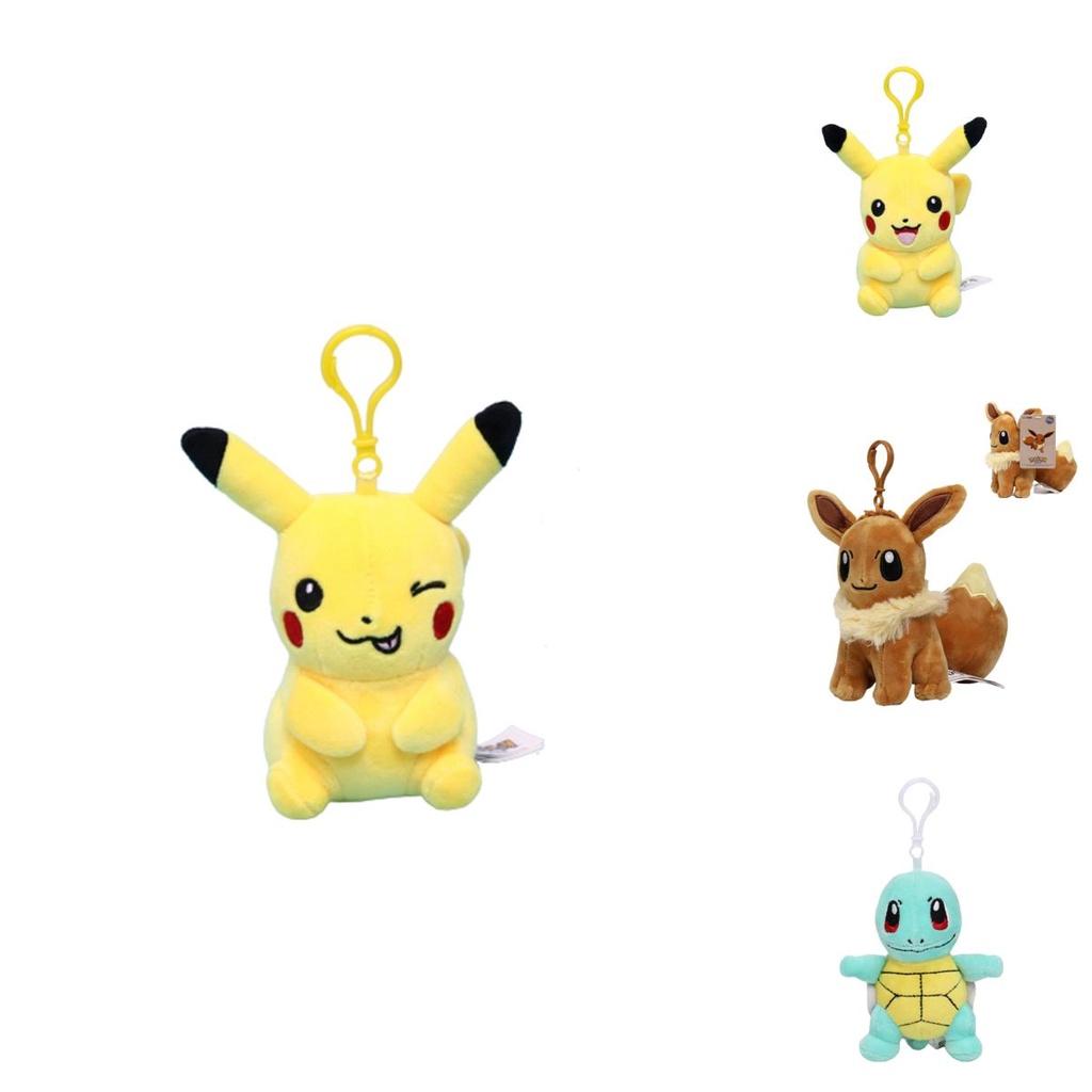 Pingente Chaveiro Pelúcia Fofa Pokémon Pikachu Charmander