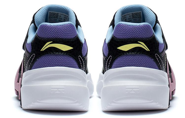 LINING YOUNG Sports Life Collection Shock Absorbers Rebound Low Top Kids Lifestyle Shoes Black White Kids' YKNT020-6