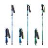Auminum Alloy Telescopic Ultralight Trekking Pole Anti Shock Hike Folding Stick