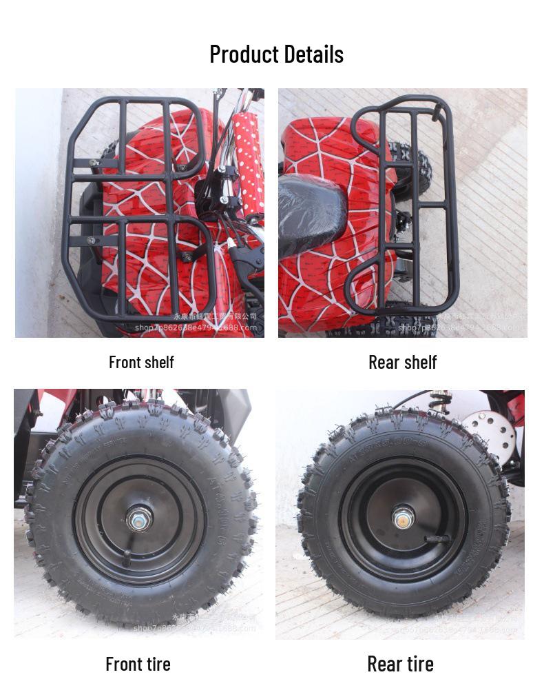 800W Electric Mini Off-Road Motorcycle ATV for Kids 1100×650×650