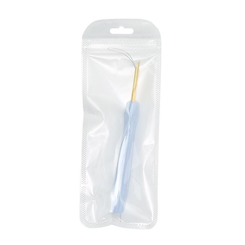 Adjustable Punch Needle with Colored Plastic Handle for Wool Embroidery and Handmade Crafts