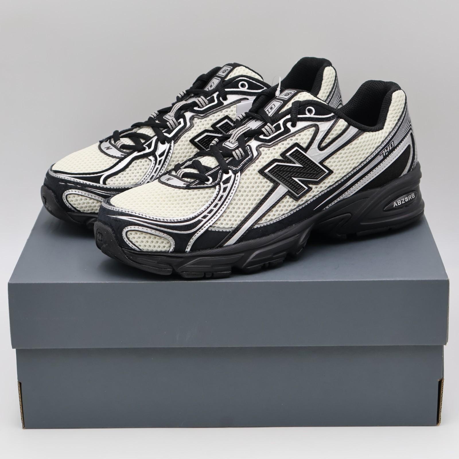 U7407XT New Balance 740 Черный/Ангора/Серебристый Металлик (Мужской) 4