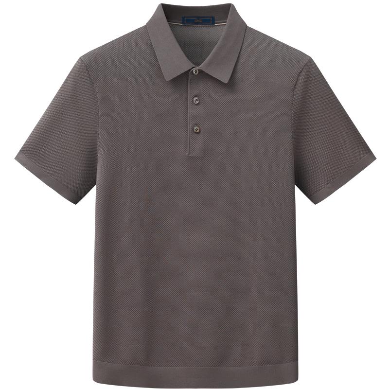 EMZ Ordos Men s Silk-Blend Antibacterial Polo Shirt 2XL