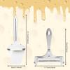 2-Piece Cheese Cutter Set, Stainless Steel Wire & Non-Stick Cheese Shaver, Handheld Butter & Food Slicer