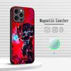 Kaiju No 8 Japan Hot Anime Phone Case For iPhone 16 15 14 13 12 11 Plus Pro Max  High-end Luxury Magsafe Sheepskin