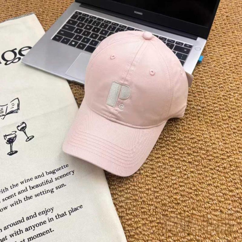 English Embroidery P Letter Baseball Cap Spring And Summer New Male And Female Couples Casual Cap Sun Hat