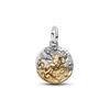 New 925 Silver Summer Coin Twelve Constellation Carving Hang Tag Charm Beads Suitable for Bracelets, Necklaces, Fashion Jewelry