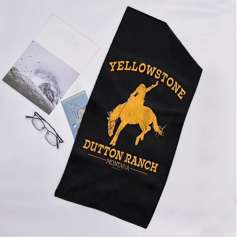 Denim Yellowstone Fashion Beach Towel: Ideal for Summer Adventures Soft, absorbent and quick drying suitable for swimming and bathing