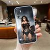 RE64 Wonder Woman Transparent Phone Case for Motorola Moto G7 G8 G9 G84 G85 G73 G24 G15 Z2 Play Power Plus