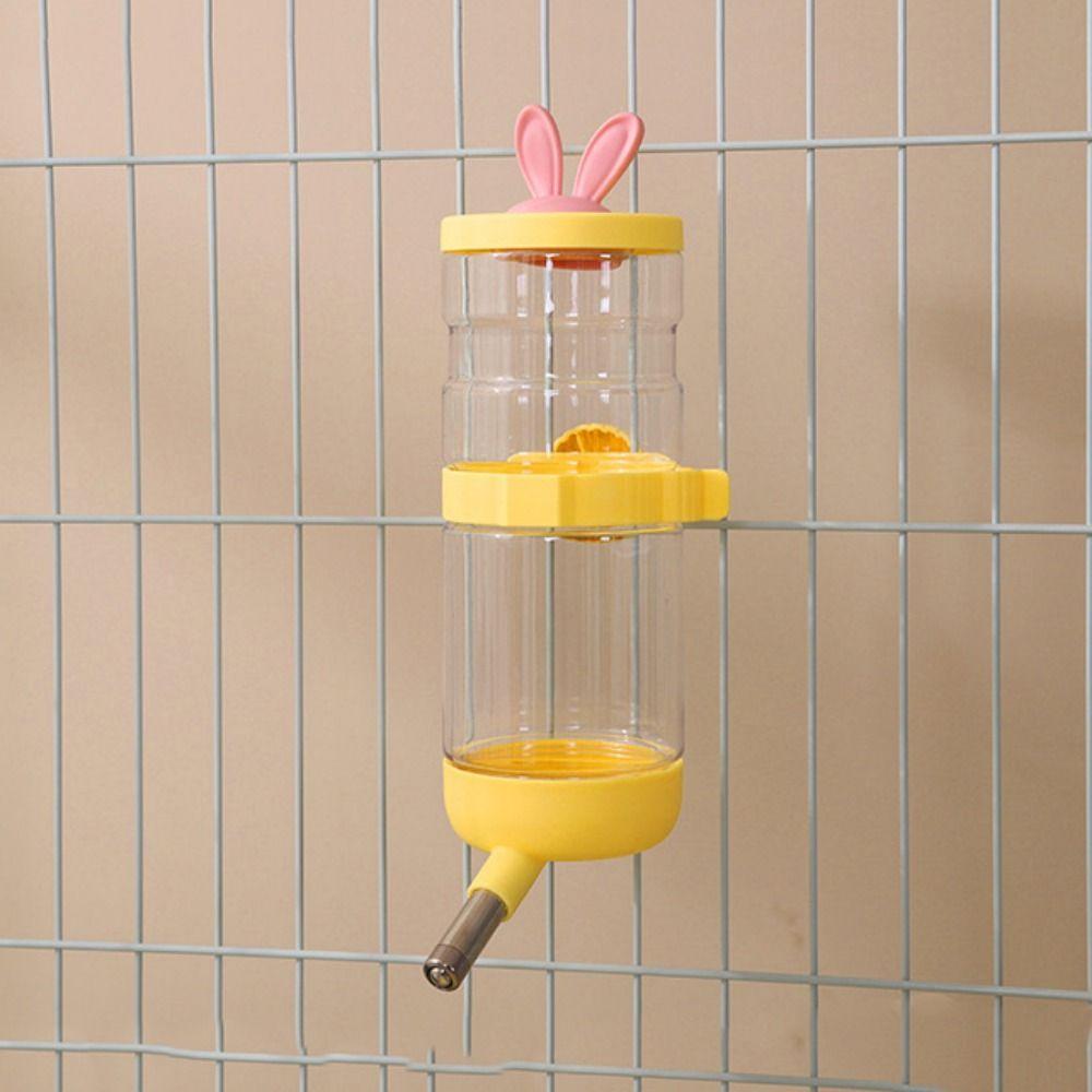 Automatic Rabbit Ears Hanging Water Bottle Rabbit Ears Cover Hamster Water Dispenser  Bunny