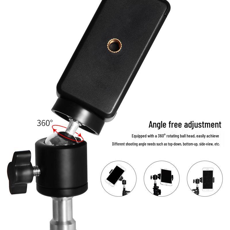 Outdoor Mobile Phone Streaming Tripod with Fill Light & Selfie Function