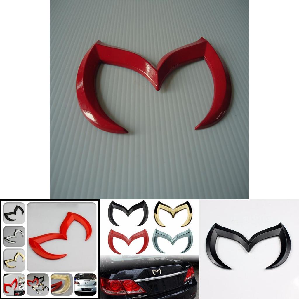 Premium 3d Evil M Emblem Logo Bat Rear Badge Decal For Mazda 3 6 Mazdaspeed Cx Miata