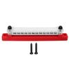 48V 150A 12 Terminal Bus Bar Power Distribution Block with Cover M6 Studs M4 Screws for Car RV Marine Boat